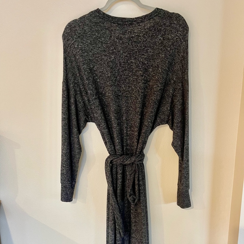 TopShop sweater wrap dress